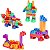 Brinquedo Para Montar Monta Mais Blocolândia Click Com 200 Peças Coloridas - Imagem 3