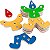 Brinquedo De Montar Palhaço Mdf  Com 12 Peças - Imagem 3