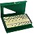 Domino Estojo 28 Peças 11mm Verde Western - Imagem 1