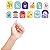 Kit Make Brinq Mechas Coloridas + Adesivos De Unhas - Imagem 3