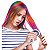 Kit Make Brinq Mechas Coloridas + Adesivos De Unhas - Imagem 4