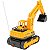 Carrinho Controle Remoto Retroescavadeira 1:20 2 Funções A Pilha - Imagem 4