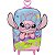 Mochila Infantil Com Rodinha Stitch Angel - Imagem 3