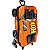 Mochila Infantil Com Rodinha Hotwheels Night Shifter Laranj - Imagem 4