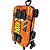 Mochila Infantil Com Rodinha Hotwheels Night Shifter Laranj - Imagem 5