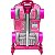 Mochila Infantil Com Rodinha Barbie Conversivel - Imagem 8
