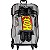 Mochila Infantil Com Rodinha Hotwheels Night Shifter Cinza - Imagem 4