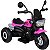 Moto Elétrica Freeway King 3 Rodas 6v Rosa - Imagem 5
