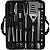Faca Kit Churrasco Inox 16 Peças Premium Bel - Imagem 1