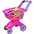 Brincando De Casinha - Carrinho Super Market Rosa Com Frutas E Legumes - Imagem 4