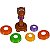 Brinquedo Educativo Mega Kit Kapi Torre Capivara E Bola - Imagem 3
