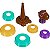 Brinquedo Educativo Kapi Bel Capivara Com Encaixes Coloridos - Imagem 3