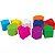 Brinquedo Educativo Girafa Didática Rosa Com Blocos - Imagem 3