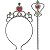 Fantasia Acessório Tiara Coroa E Varinha Love - Imagem 2