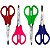 Tesoura Escolar Inox Cabo Colorido 13cm Caixa Com 12 - Imagem 2