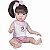 Boneca Realista Small Cabelos Castanhos 37,5cm - Imagem 2