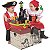 Brinquedo Educativo Barco Aventura Pirata 43cm - Imagem 5