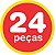 Brinquedo Para Montar Kit Blocos De Encaixe 24 Peças Sortidas - Imagem 3