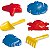 Brinquedo Para Montar Cadeirinha Toy Tubarões Praia Com 6 Peças - Imagem 3