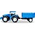 Trator Traçado Com Carreta Basculante 50cm - Imagem 2