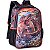 Mochila Infantil Com Rodinha T-rex Attack G Preta - Imagem 1