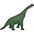 Dinossauro Brachiossaurus - Coleção Dinopark 18x36cm - Imagem 1