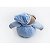 Pelucia Urso Nino Azul Bebe 22cm - Imagem 6