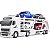 Caminhão Roma Diesel Rx Cegonheira 80cm Com 4 Pick-ups - Imagem 1