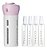 Dispenser 4 Em 1 Pote Shampoo Liquido Sabonete Cor:fucsia - Imagem 3