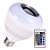 Lampada Led Musical Rgb Bluetooth Controle Remoto 8 Cores - Imagem 2