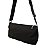 Bolsa Lateral Alça Grossa Transversal Casual Cor:preto - Imagem 1