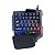 Teclado Gamer Rgb Uma Mão Semi Mecânico Jogos Usb - Imagem 3
