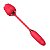 Vibrador Pontog Clitóris Vai E Vem Formato Rosa Usb Vermelho - Imagem 4