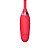 Vibrador Pontog Clitóris Vai E Vem Formato Rosa Usb Vermelho - Imagem 5