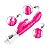 Vibrador Duplo Coelhinho Ponto G Clitóris Usb 16cm Cor:roxo - Imagem 2