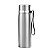Garrafinha Térmica Açoinox 1l água Gelada Quentecor:prateado - Imagem 1