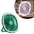 Mini Ventilador Mesa Luz Ring Light Usb Portátil Cor:verde - Imagem 1