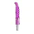 Vibrador Ponto G Curvado Macio Jelly Silencioso Cor:roxo - Imagem 1