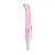 Vibrador Ponto G Curvado Macio Jelly Silencioso Cor:rosa - Imagem 1