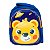 Mochila Escolar Infantil Bichinhos Modelo Urso Azul - Imagem 1