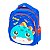 Mochila Escolar Infantil Bichinhos Modelo Dinossauro Azul - Imagem 2