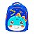 Mochila Escolar Infantil Bichinhos Modelo Dinossauro Azul - Imagem 1
