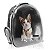 Mochila Pet Visão Panorâmica Passeios Astronauta Cor:azul - Imagem 2