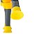 Robo Pop It Tubo Luz Led Estica Puxa Gruda Boneco Amarelo - Imagem 3