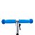Patinete Regulável Infantil 3 Rodinhas Com Led Até 40kg Azul - Imagem 7