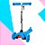 Patinete Regulável Infantil 3 Rodinhas Com Led Até 40kg Azul - Imagem 2