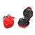 Mini Maquina Forma Elétrica Retro Rosquinhas Cor:vermelho - Imagem 2