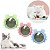 Bola Bolinha Catnip Brinquedo Relaxante Gatos Cor:verde - Imagem 1