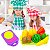 Brinquedo Frutas E Legumes Para Cortar - 10 Peças - Imagem 1