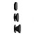 Suporte Pop Socket Dedo Anti Queda Preto - Imagem 3